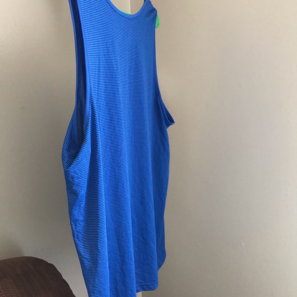 RUSELL Training fit, BLUE SLEEVELESS SHIRT. - Picture 5 of 7